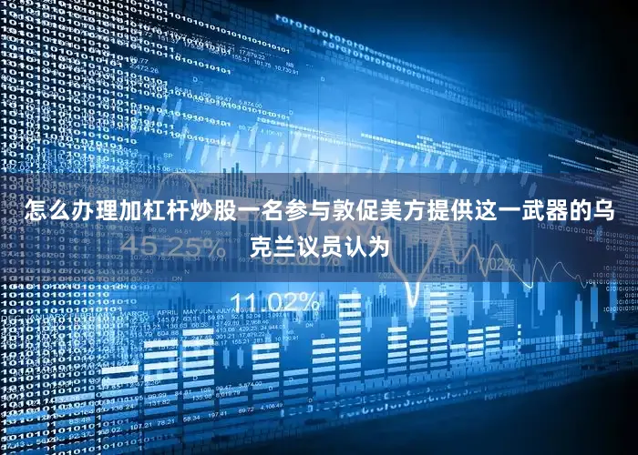 怎么办理加杠杆炒股一名参与敦促美方提供这一武器的乌克兰议员认为